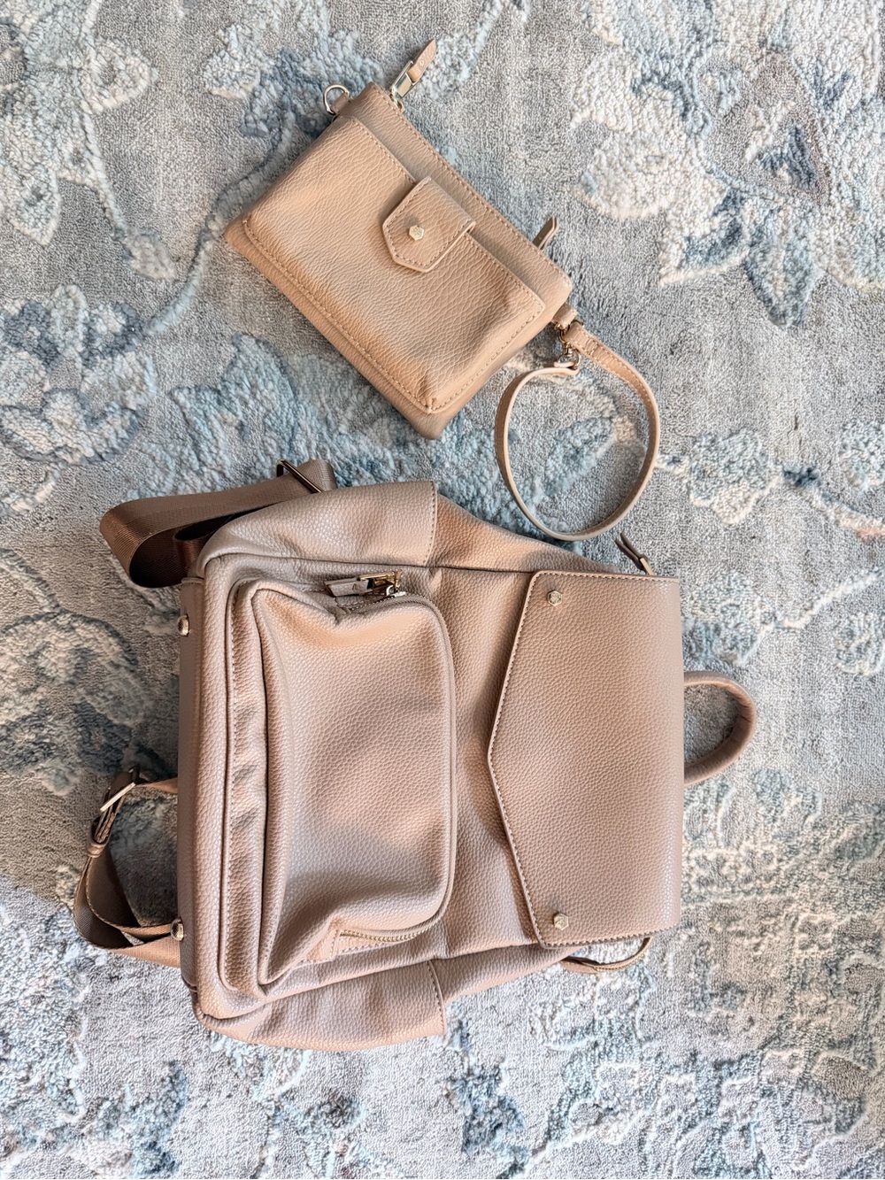 Park & Faith Mini Diaper Bag with Matching Wristlet